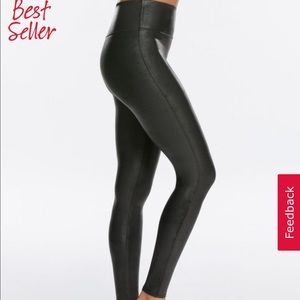 Spanx Faux Leather Leggings NWOT